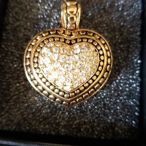 Joan Rivers Vintage Heart Pendant